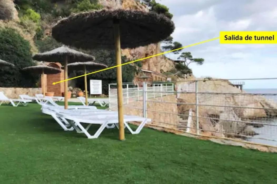 Capsasalbegur137 Piscina Del Mar Vista Al Patio Lejlighed Eksteriør billede